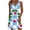 01 Blue, variant on Womens Summer Tank Dress, Loose Pleated V Neck Sleeveless Casual Bohemian Swing Beach Sundresses