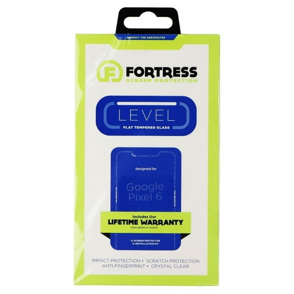 Fortress Tempered Glass Screen Protector for Google Pixel 6 - Clear