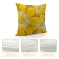 thumbnail image 4 of SHANXI  Spring Pillow Cover  Watercolor Daisy Decorations Seasonal Farmhouse Summer Pillow Case Decor for Sofa Couch 18x18in, 4 of 5
