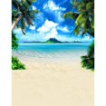 thumbnail image 1 of EREHome Polyester Fabric Summer Holiday Photo Background Backdrop 5x7ft Tropical Photo Studio Background Cloth Wedding Photo Backdrops, 1 of 1