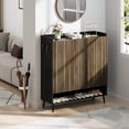 thumbnail image 2 of BeesClover Grande Armoire à Chaussures avec 3 Portes, Armoire de Rangement pour Chaussures Autoportante à 6 Attaches pour l'Entrée avec Tablettes Ajustables, 2 of 9