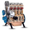 thumbnail image 1 of Assemble All-metal Car Mini Assembly Inline Four-cylinder Engine Model Kit Adult Toy Best Gift, 1 of 3