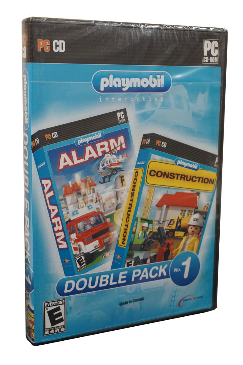 Set of 2 PC - Includes Playmobil Construction & Playmobil Alarm (Become a Firefighter) - Walmart.com