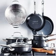 thumbnail image 2 of GreenPan Chatham Black Ceramic Nonstick 11-Piece Cookware Set, 2 of 8