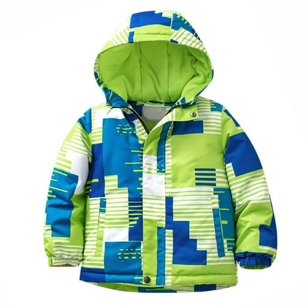

Winter Savings Clearance! Stamzod Kids Baby Girls Boys Winter Jacket Children S Ski Print Coats For Boys Girls Thick Waterproof Hooded Coats 1-6 Years Cotton Children Outerwear With Zipper