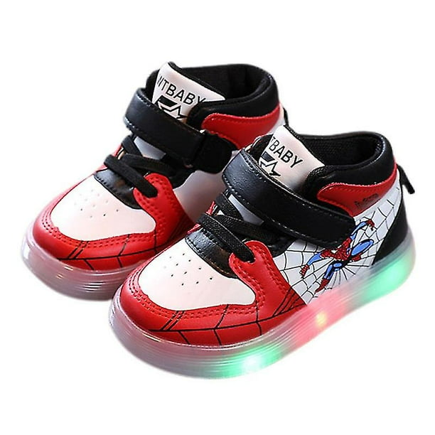 Spiderman light cheap up shoes walmart