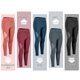 thumbnail image 3 of Pantalones de yoga para mujer Mallas elásticas de empalme de malla Leggings de cintura alta transpir Abanopi Negro/Extragrande, 3 of 7