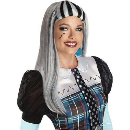 Monster High Frankie Stein Wig Adult Halloween Accessory