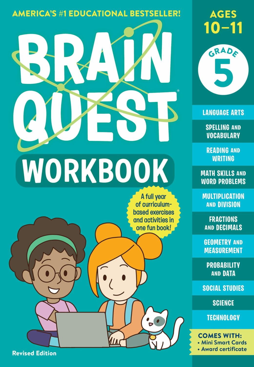 Workman Brain Quest Workbook: 1st Grade Revised Edition - Walmart.com