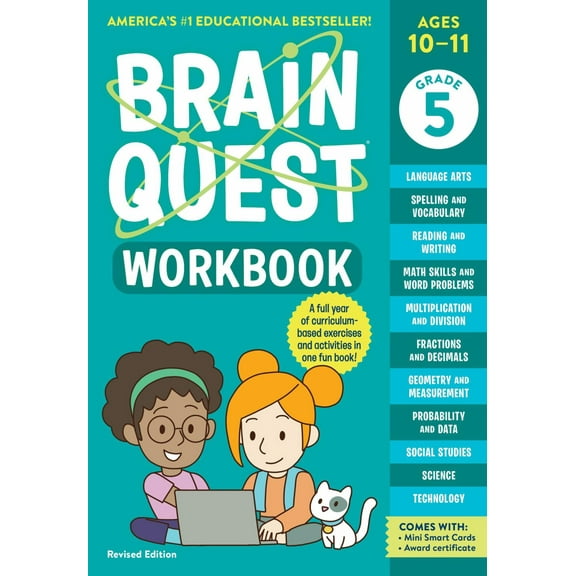Brain Quest Workbook: 5th Grade Revised Edition (Revised edition) (Paperback)