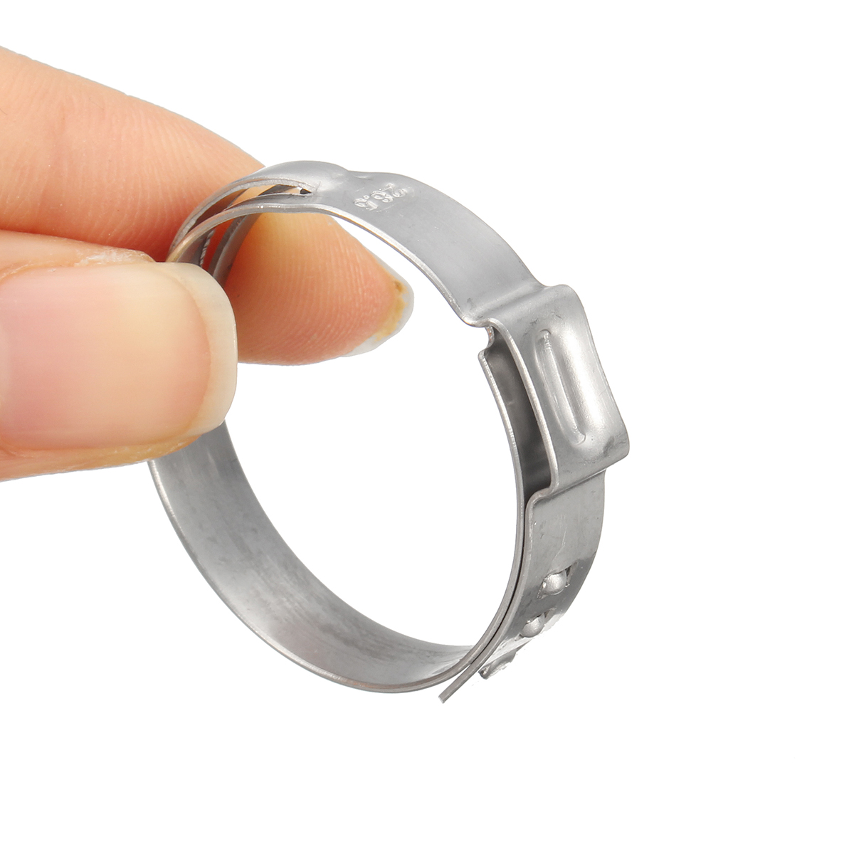 PEX Clamp Ring 5//8 inch Pack of 50 304 Stainless Steel PEX Cinch Clamp Rings Pinch Clamps for PEX Tubing Pipe Fitting Connections 5//8 inch