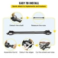 thumbnail image 6 of PTO Drive Shaft 1-3/8" 6 Spline Tractor Implement, 43-61" Series 4, for Finish Mowers & Rotary Cutters, 6 of 6