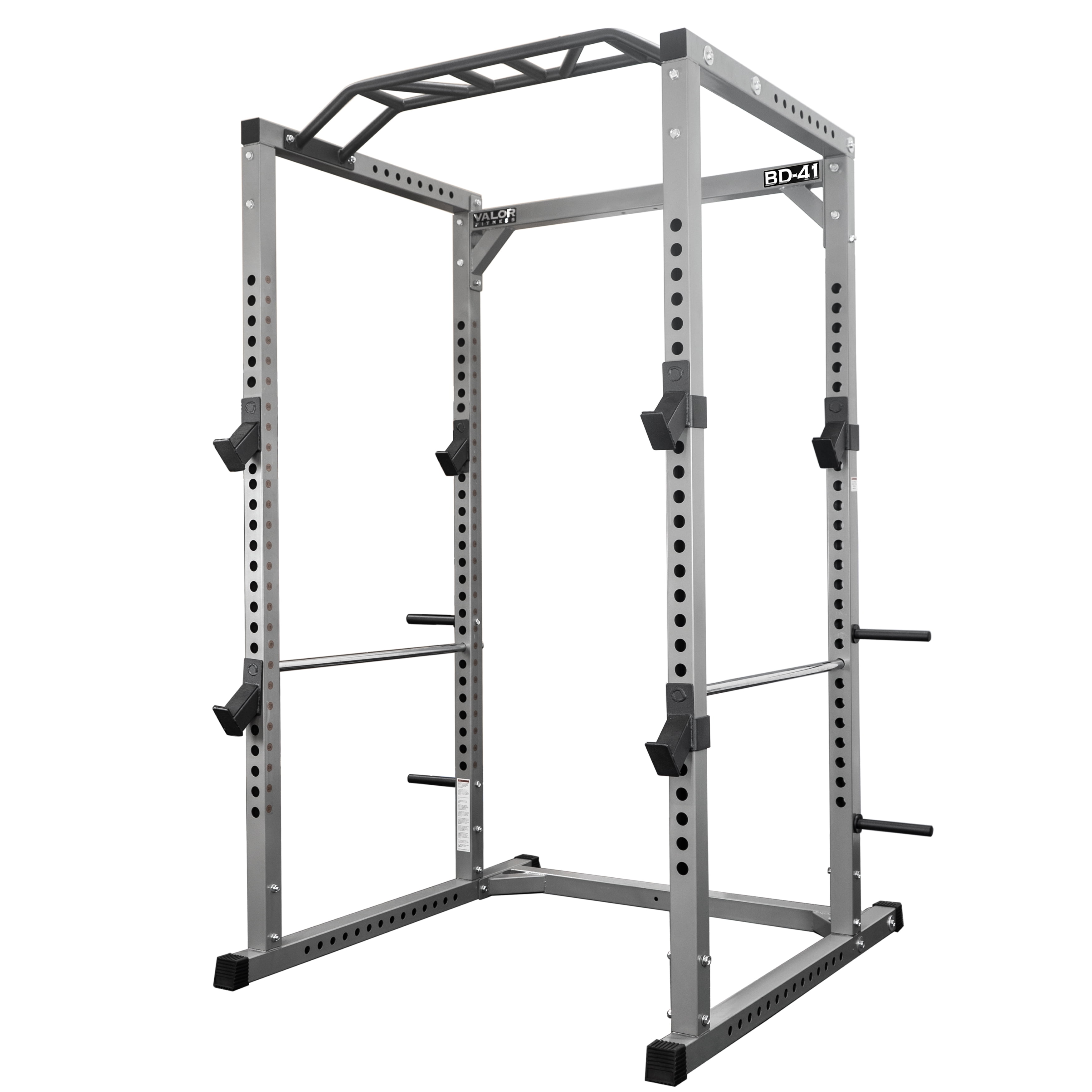 Valor Fitness BD41 Heavy Duty Power Cage with MultiGrip ChinUp Bar