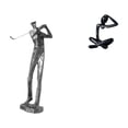 thumbnail image 1 of Figura de golfista,Estatua de golfista de resina,figura de golfista,decoración del hogar,Adorno de escultura moderna para centro de mesa,regalo,Figura de escritorio,Escultura abstracta de, 1 of 8