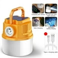 thumbnail image 2 of TIELUTT 1 PCS Camping Light Solar Flashlight Mobile Phone Charging USB Rechargeable LED Camping Light Foldable Portable Lights for A Tent Battery Fans Flashlights for Kids Emergency Light Emergency L, 2 of 8