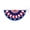 E, variant on erdimoy 35.4×17.7 Inch Patriotic Half-Round Bunting Flag, 4th of July Stars and Stripes Pleated Fan Banner for Independence Day Outdoor Decor