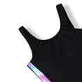 thumbnail image 6 of Girls One Piece Swimsuits Color Block Athletic Boyleg Bathing Suit for Teens Swimwear 8-12Y, 6 of 8