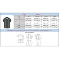 thumbnail image 3 of Camisas De Vestir Para Hombre Camisa de manga corta de verano digital 3D para hombre Camisa informal de talla grande (Blue, M), 3 of 3