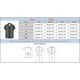 thumbnail image 2 of Camisas De Compresion Camisa de manga corta de verano con de rayas impresas digitales en 3D para hombre Camisa informal de talla grande (Blue, XXL), 2 of 2