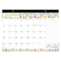 Noothes 2026-2027 Desk Wall Calendar 18 Month Large Hanging Calendar for Long Term Planning from July 2026 to December 2027 with Easy Hang Tab for Office Home Organization