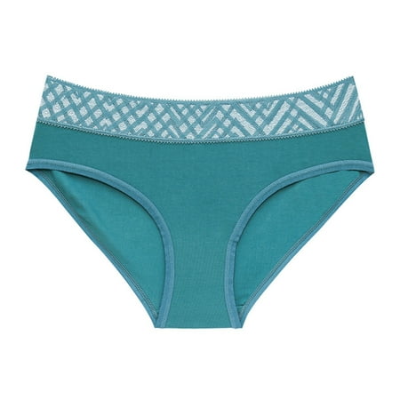 

PEASKJP Boyshorts Underwear Women Tummy Control Women s Full Coverage Seamless Panties Pack Stretchy Ribbed Underwear Green L