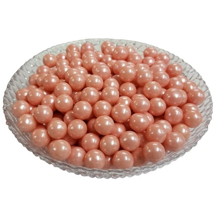 Sweet Bubble Gum - Gumballs Glimmer Pink Bubble Gum 2 Pounds 0.5 inch Mini Gumballs