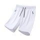thumbnail image 1 of Pantalones cortos Ice Silk para hombre: ligeros, transpirables, bolsillos con cremallera, cintura elástica con cordón: deportivos/fitness, nailon spandex, tallas L-XXXXXL., 1 of 3