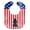 Black, variant on Patriotic USA Poodle Black Baby Bib