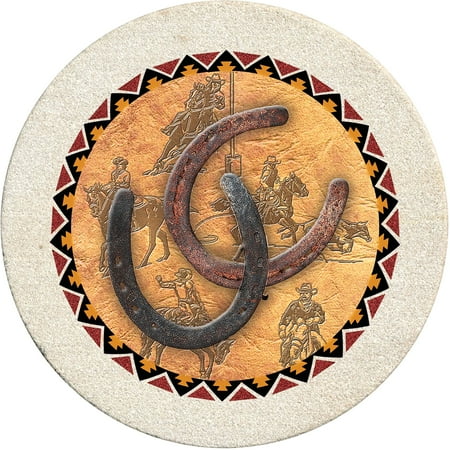 Cinnabar Fan - Thirstystone Drink Coasters Set, Cinnabar Horseshoes, Brands