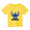 thumbnail image 5 of Camiseta de algodón con dibujos animados divertidos de Lilo Stitch para niños, ropa de manga corta con estampado Y2k, ropa de calle para bebés, 5 of 5