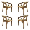thumbnail image 1 of 4pzas Silla Comedor Ibiza Minimalista Nórdico Moderna Madera VBG SQL-A23HH03413-MS-002, 1 of 6