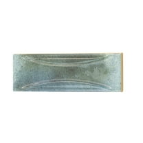 Antiek 2.58 in. x 7.9 in. Glossy Blue Ceramic Subway Deco Wall Tile (5.38 sq. ft./case) (38-pack)