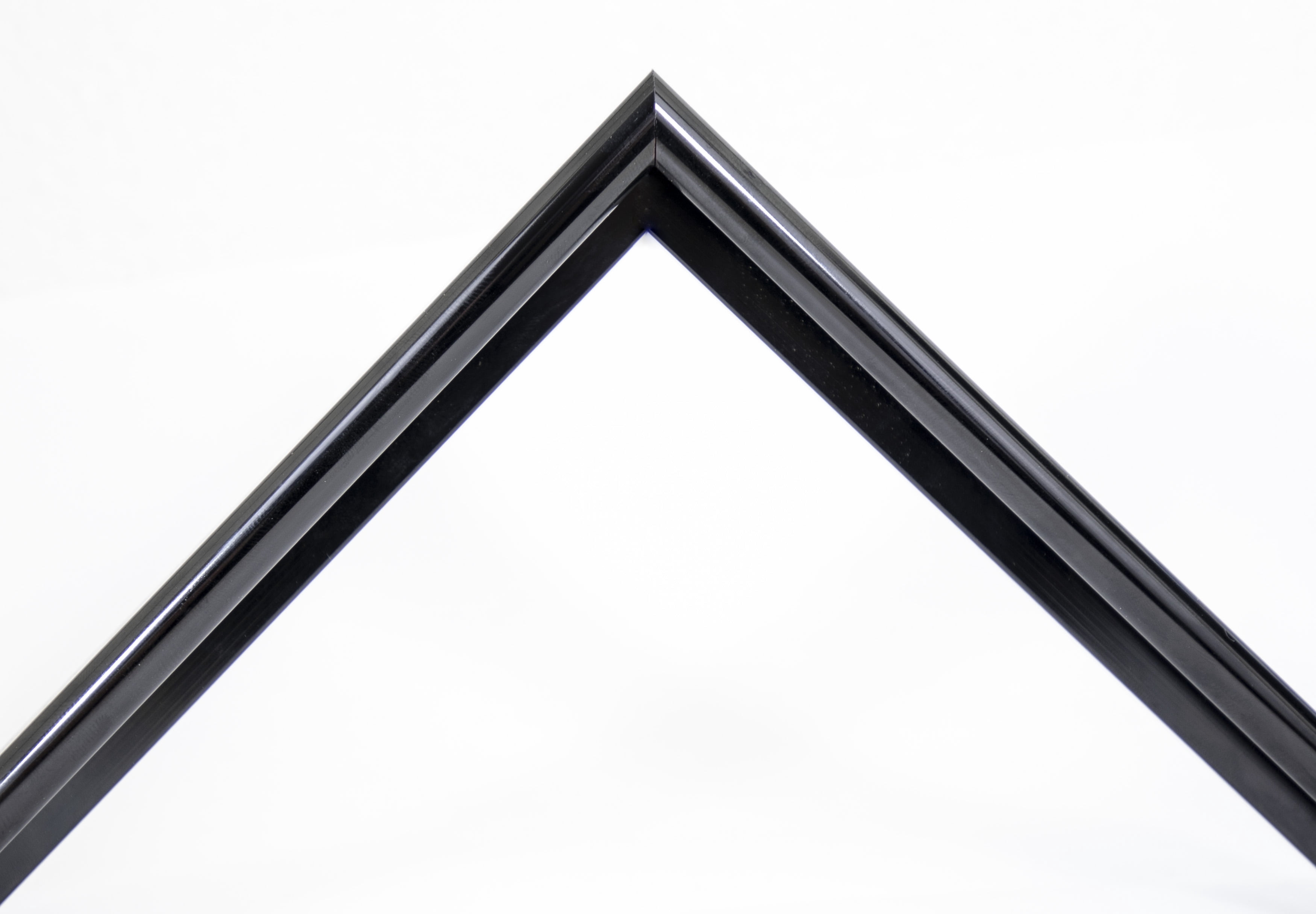 Rayne Mirrors Alpha Black Metal Wall Mirror - Beveled 30.25 X 30.25
