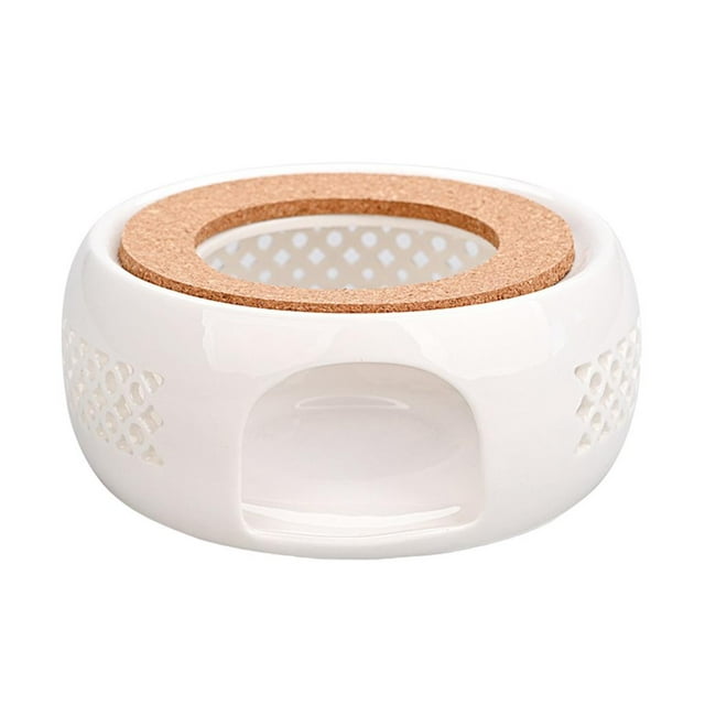 Ceramic Teapot Warmer, Tea Light Candle Tea Heater Teapot, Teapot Heating Base