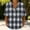 Gray, variant on Guluxicc Polo Shirts for Women 3/4 Sleeve Plaid Trendy Tops Summer V Neck T Shirts Fashion Clothing