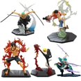 thumbnail image 2 of Una pieza figura Firefist luffy Ace Zoro Sanji Anime batalla luffy Usopp figuras de alta calidad Cake Topper Juguetes, 2 of 4