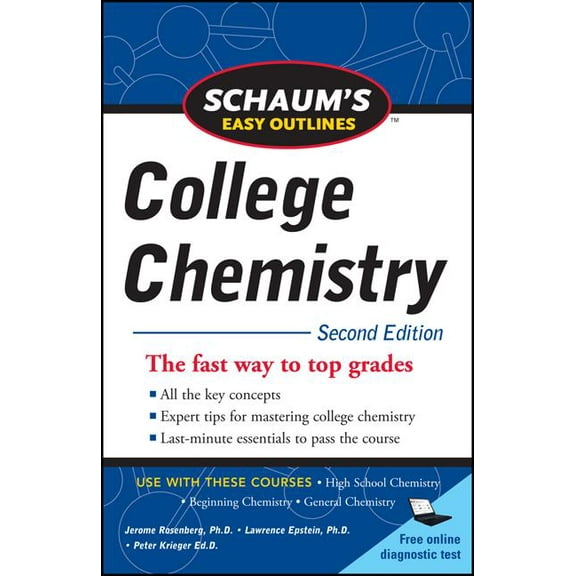 Schaum's Easy Outlines of College Chemistry, Second Edition, (Paperback)