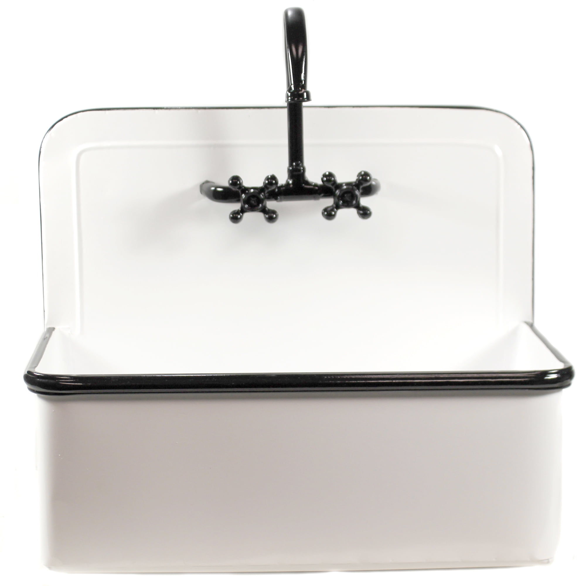 Home & Garden ENAMELED SINK PLANTER LG Metal Garden Decor 168661L