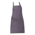 thumbnail image 2 of Clearance! Apron for Men Women with Adjustable Straps and Large Pockets Canvas Cotton Cooking Kitchen Bib Aprons Grey 1 Canvas Apron, 2 of 7