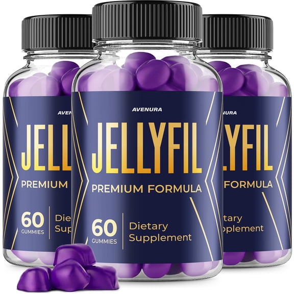 Jellyfil Gummies – 3 Pack - 180 Count