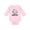AD-Pink, variant on Zebra My Nanny Loves Me Boys or Girls Long Sleeve Baby Bodysuit
