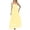 Yellow, variant on OSOLU Solid Color Women Summer Flowy Maxi Dress Casual Sleeveless Spaghetti Strap Ruffle Beach Long Dresses Soft Sundress Vacation 2025 Elegant Classy Dresses