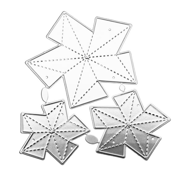 Necvior Windmill Metal Cutting Dies Stencil Scrapbooking DIY Album Stamp Paper Card for Handmade Greeting Cards Embossing Decor Craft Projects