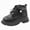 A8-Black, variant on Toddler Baby Girls Boots Little Girls Soft Soled Non Slip Shoes for Fall Winter