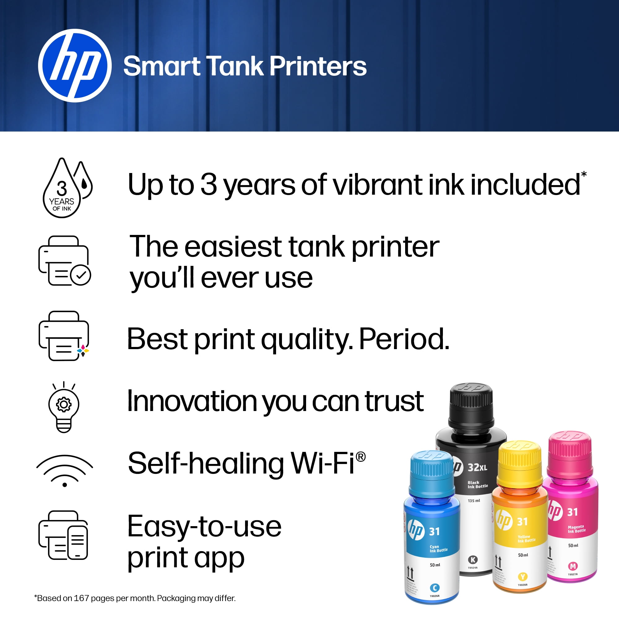 HP Smart Tank 5002 Wireless All-in-One Ink Tank Printer with 2 Years of Ink (Dawn Dusk)