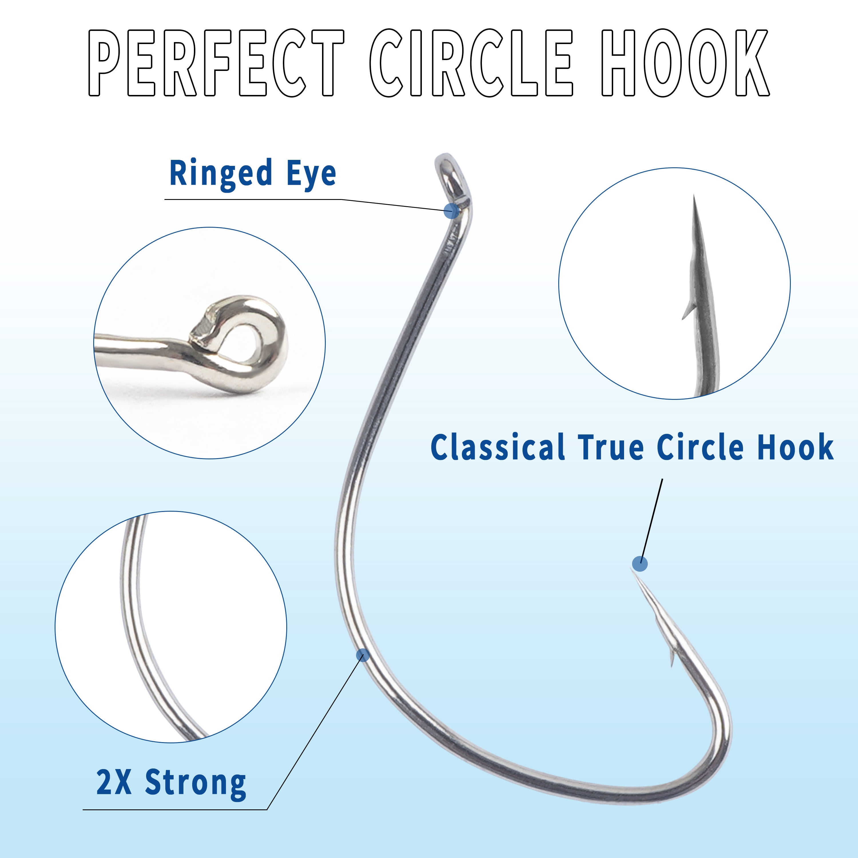 49 Strands Steel Surf Fishing Rigs With 2 Hooks - Saltwater Fishing Accessories For Bottom Fishing