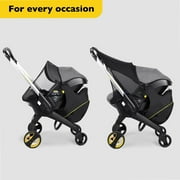 Storage Bag Compatible with Doona Infant Car Seat Stroller, Stroller Accessories, Large Capacity Diaper Bag, Easy Access Zipper Design, Wearable Backpack, Stroller Organizer Bag, All Day Bag