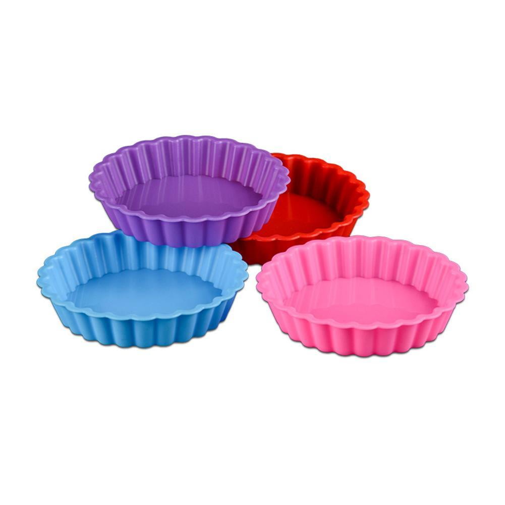 Silicone Baking Cake Pan Bread Molds Square Round Tray Pie Pizza 