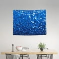 thumbnail image 2 of Kdxio A Blue Glitter Wall Hanging Tapestries Banner For Bedroom College Dorm Home Living Room Party Decor 29X37 In, 2 of 8