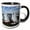 Black/White, variant on 3drose, Sailing Teams from 12 Countries Board a Fleet of J24 to Race at the Dennis Conner Yacht Contest, 11oz Two-tone Red Mug